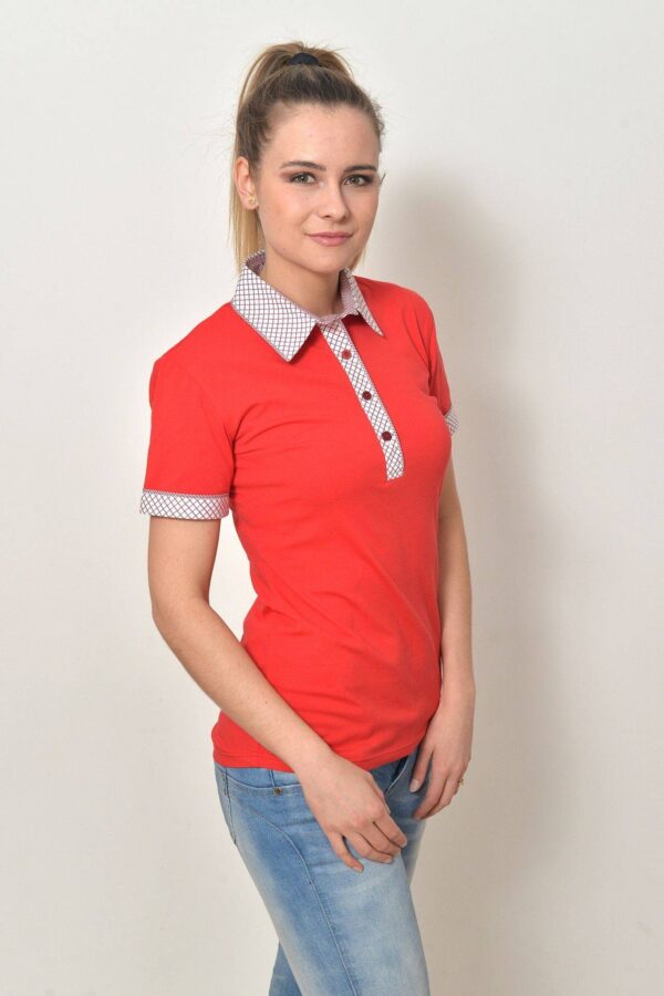Dámská polokošile červená