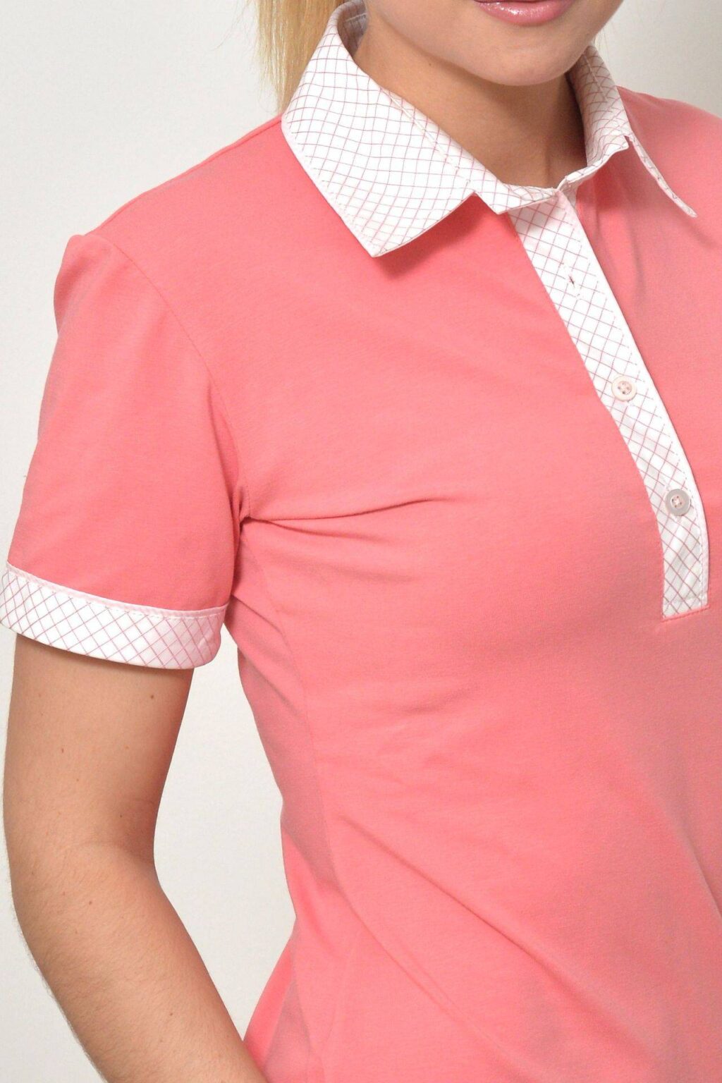 Dámská polokošile korálová