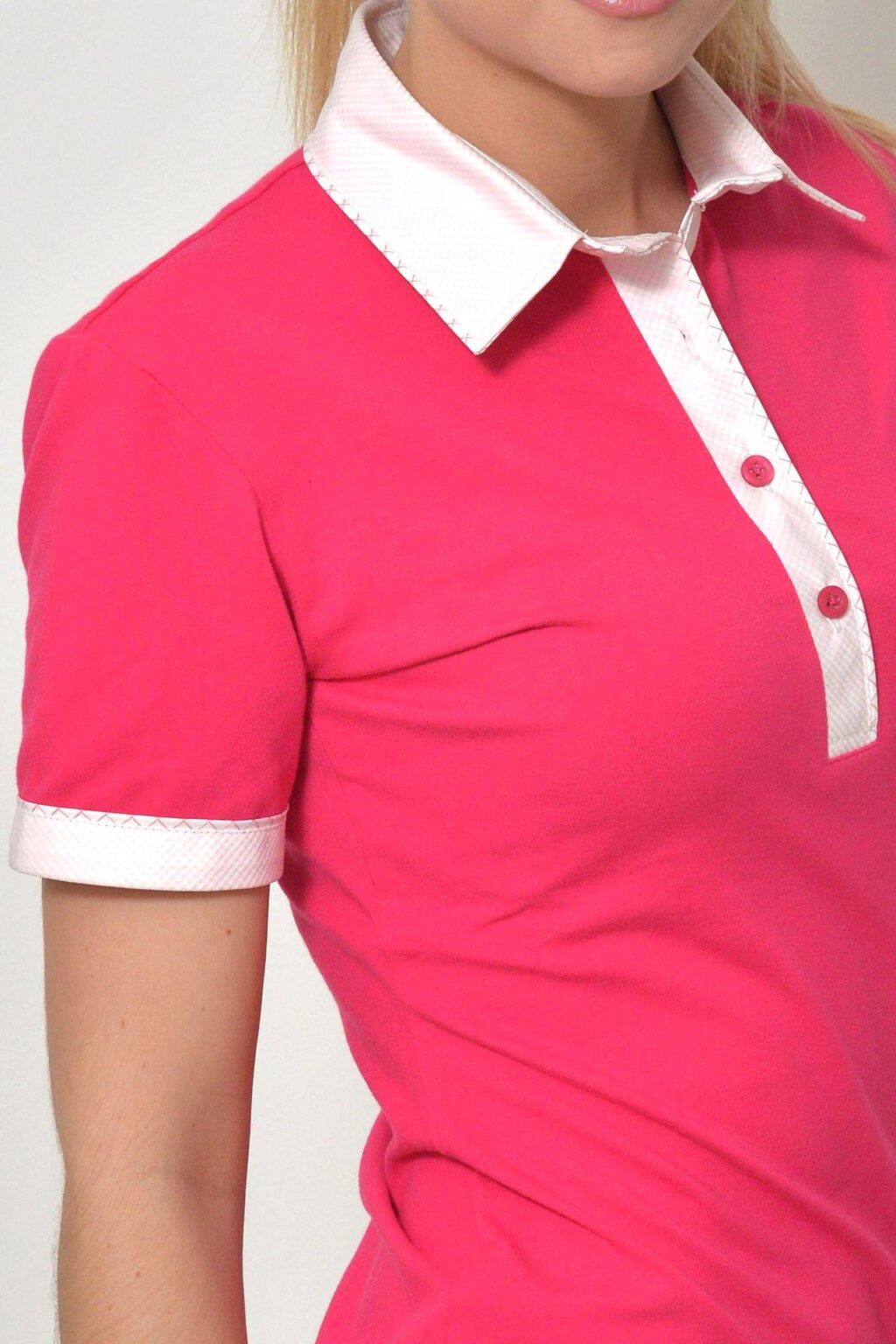 Dámská polokošile tm.růžová