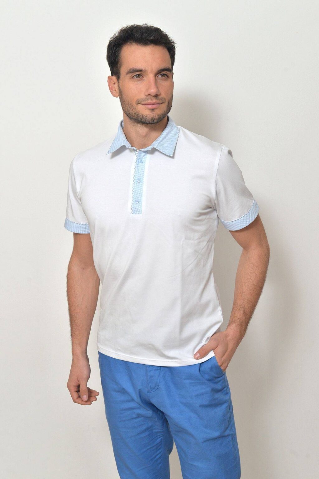 Pánská polokošile bílá