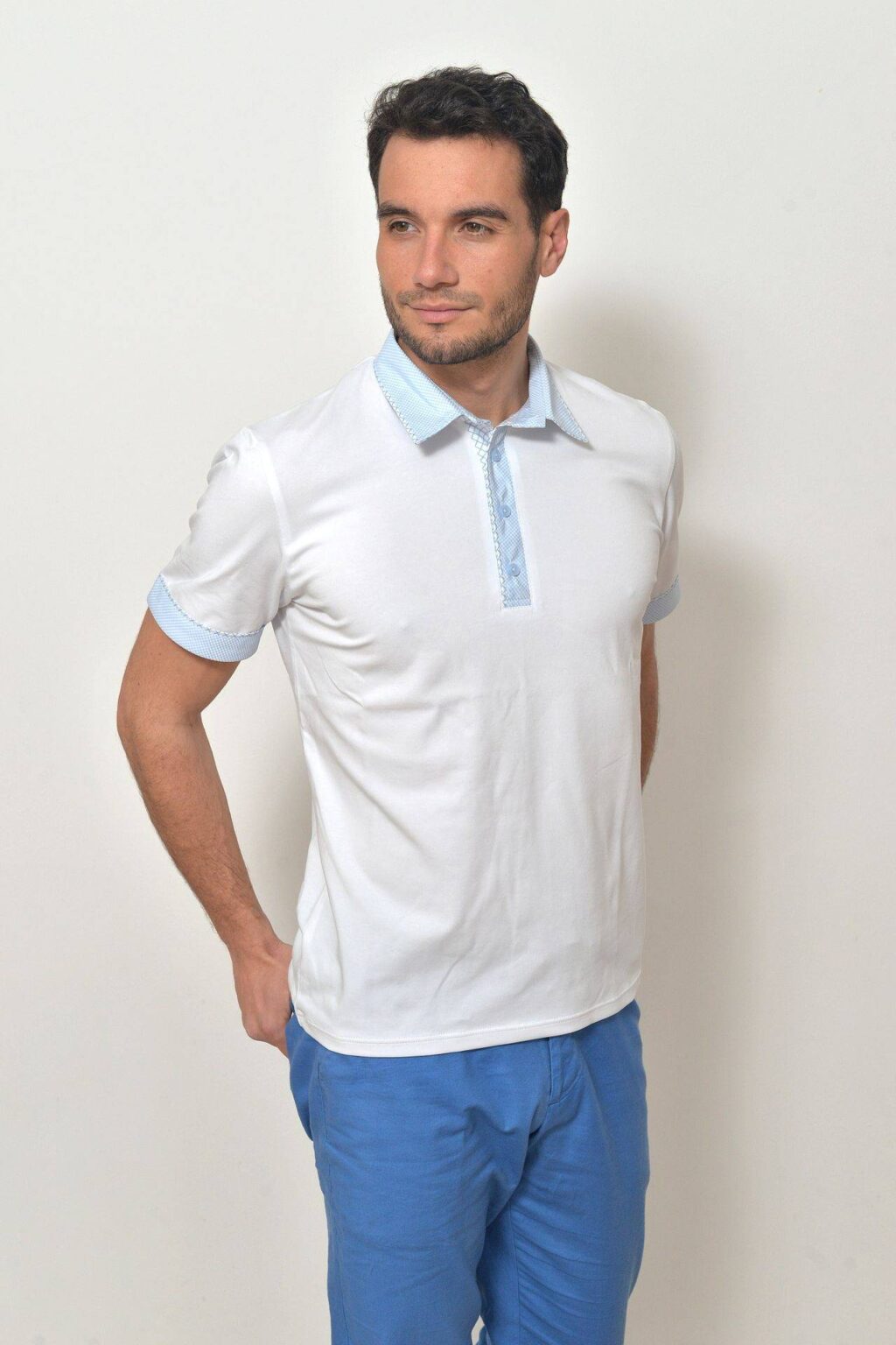 Pánská polokošile bílá