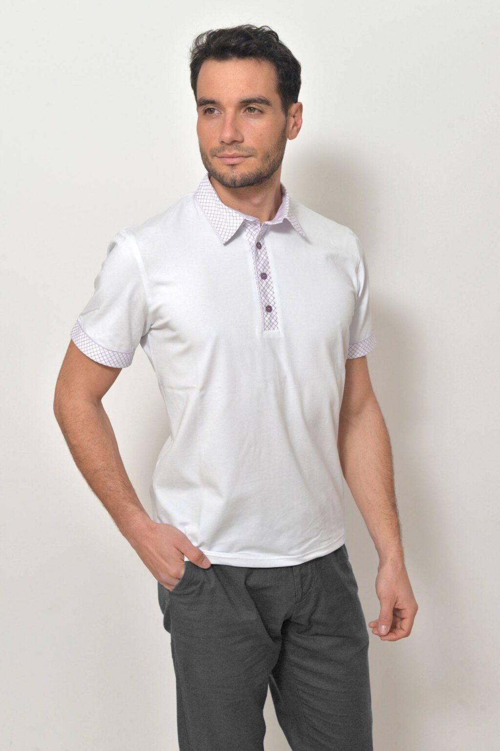 Pánská polokošile bílá