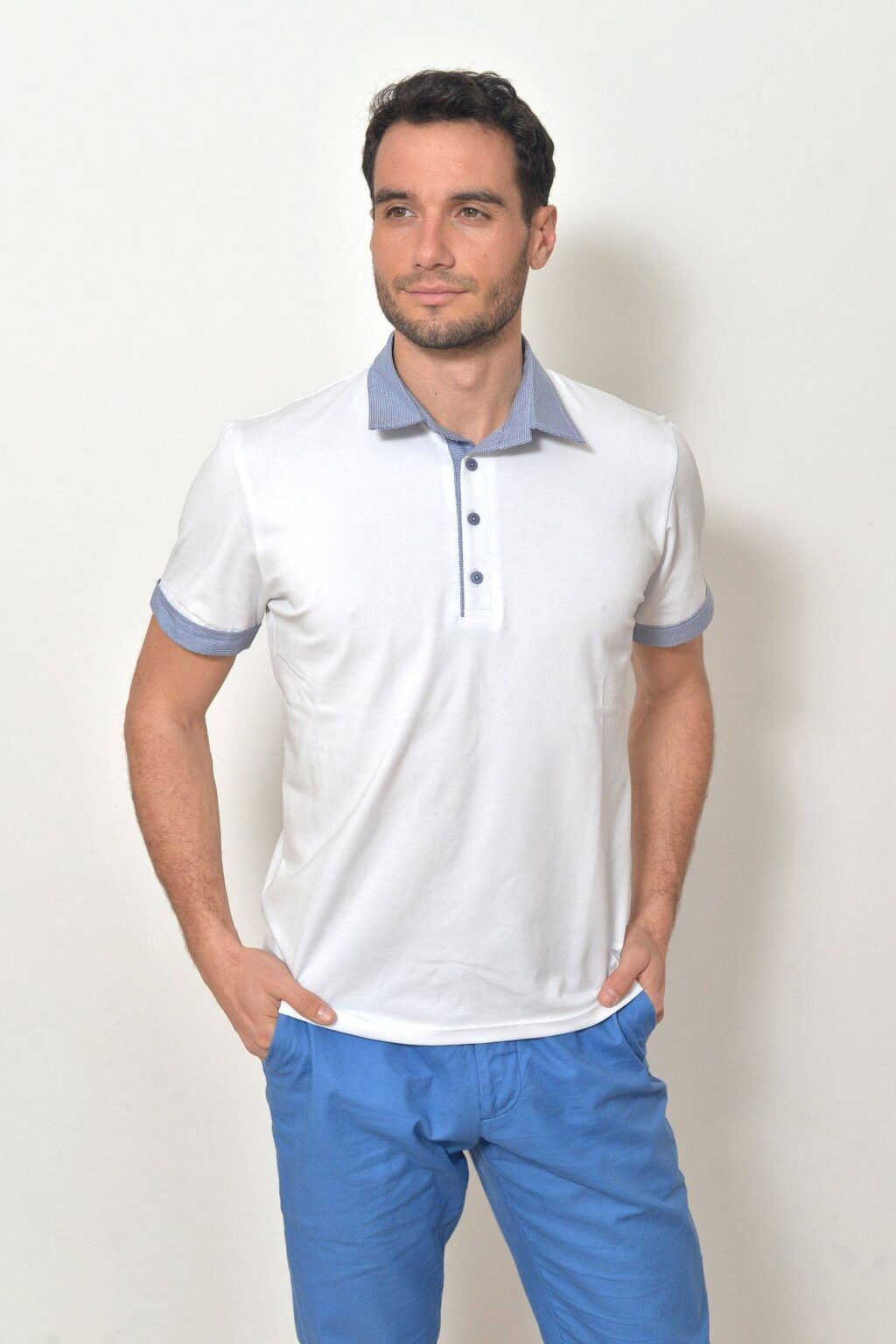 Pánská polokošile bílá