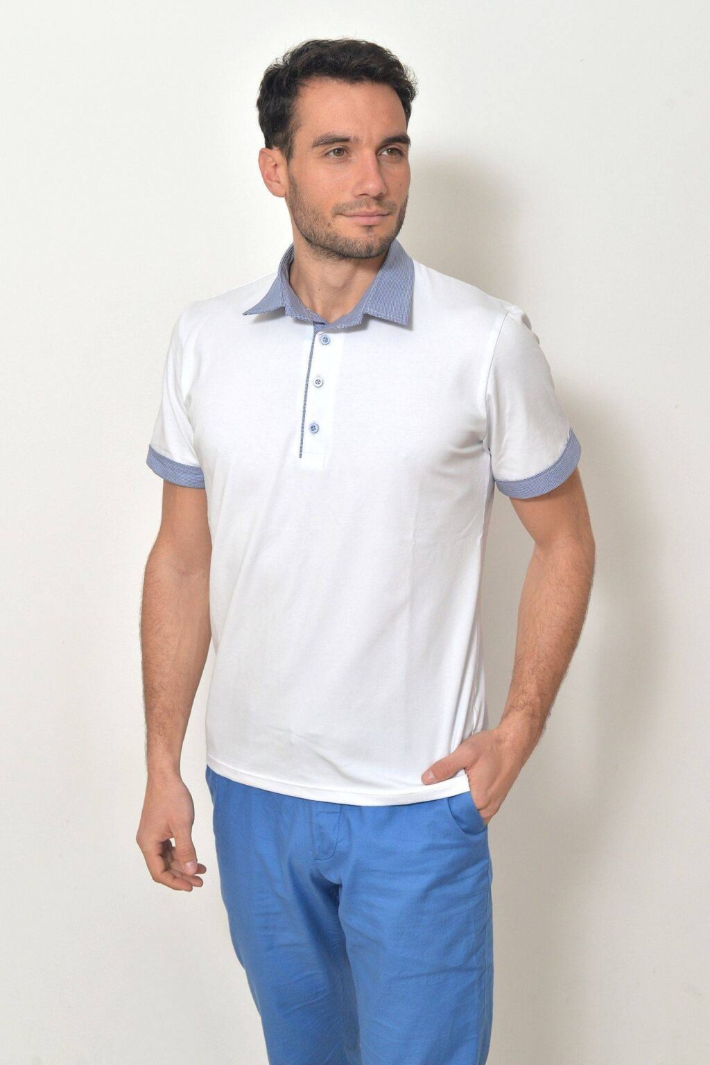 Pánská polokošile bílá