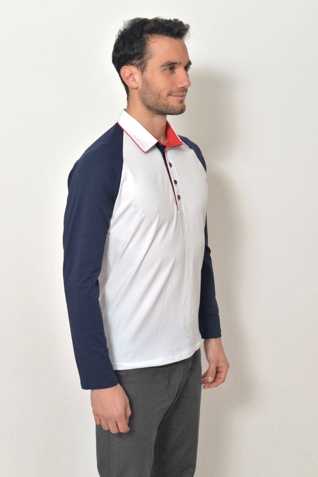 Pánská polokošile bílá dlouhým rukávem