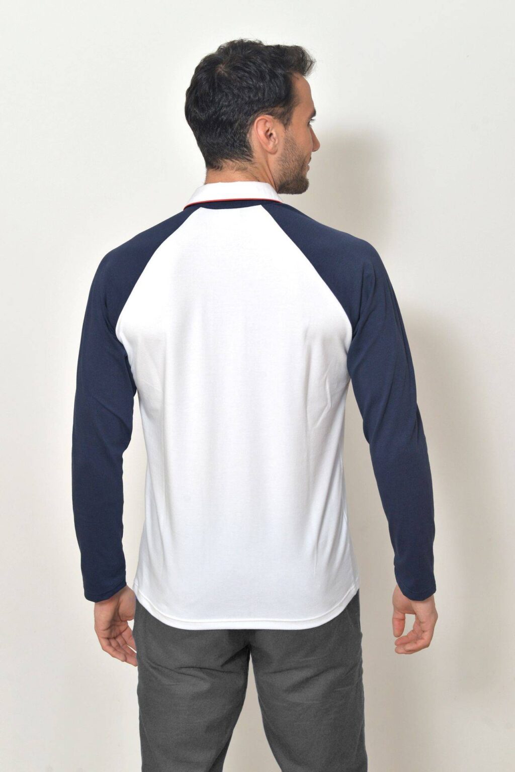 Pánská polokošile bílá dlouhým rukávem