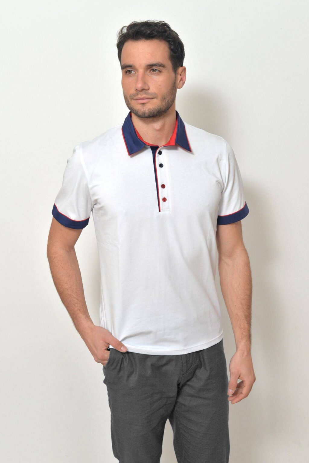 Pánská polokošile bílá