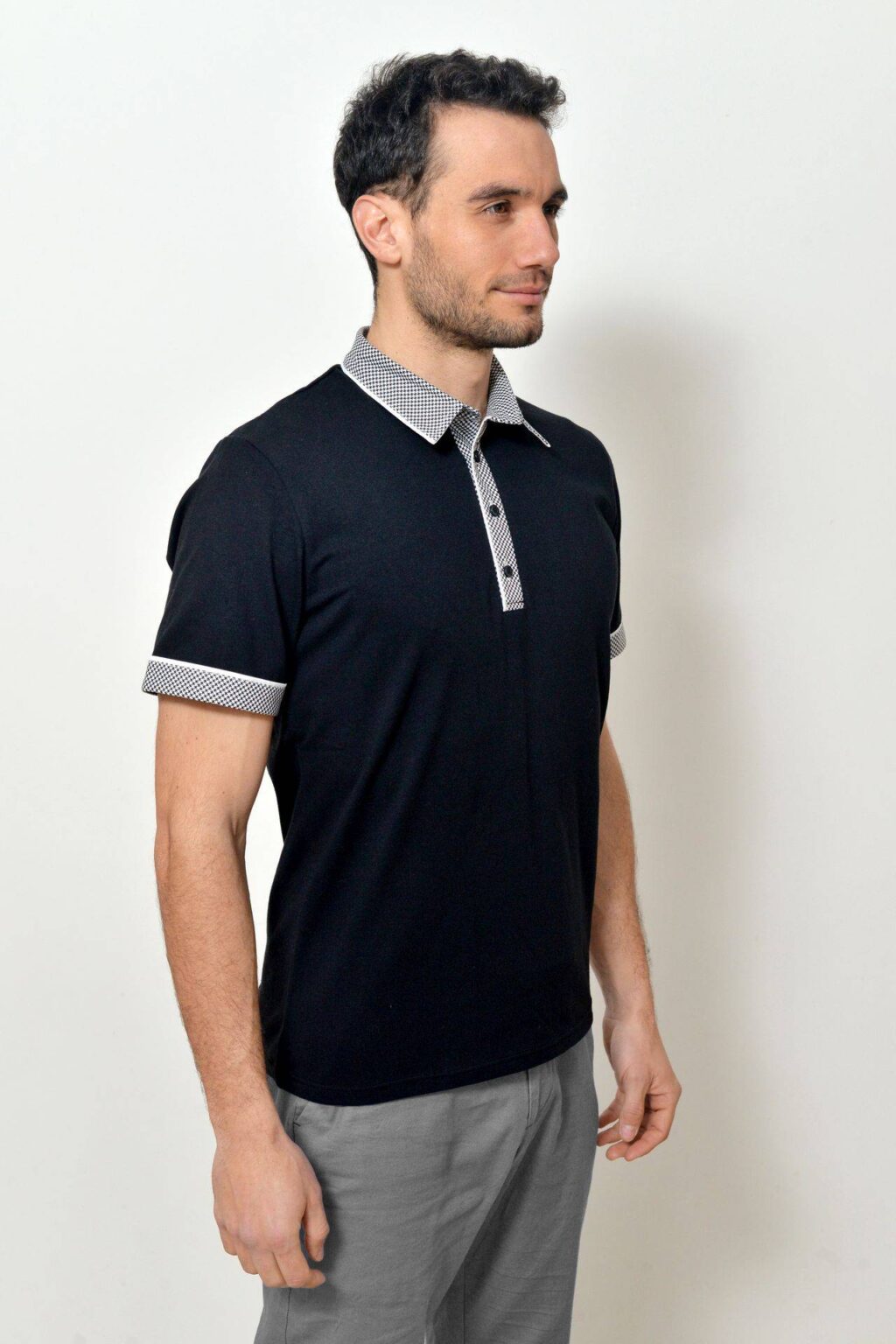 Pánská polokošile černá