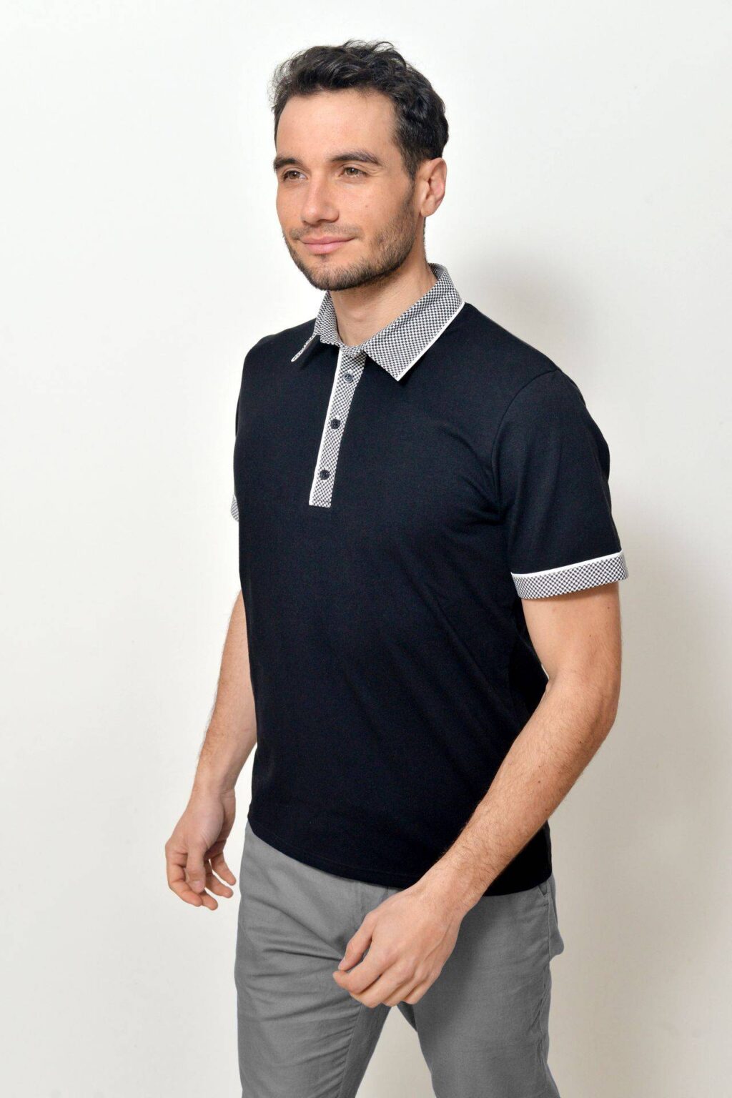 Pánská polokošile černá