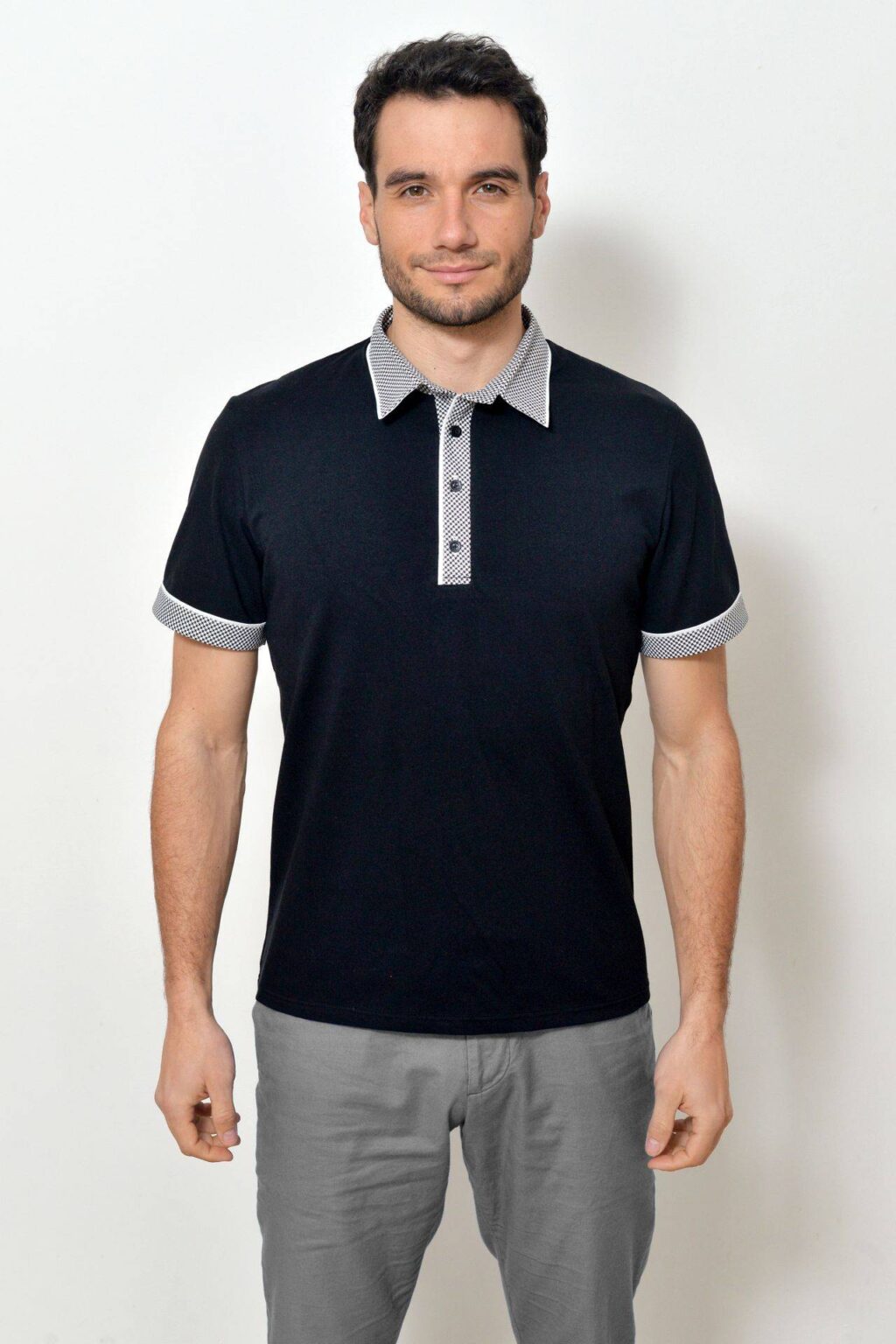 Pánská polokošile černá