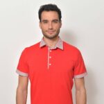 Pánská polokošile červená