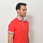 Pánská polokošile červená