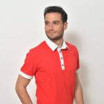 Pánská polokošile červená