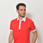 Pánská polokošile červená