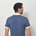 Pánská polokošile tmavě modrošedá