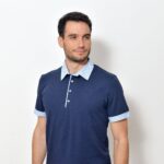 Pánská polokošile tmavě modrá