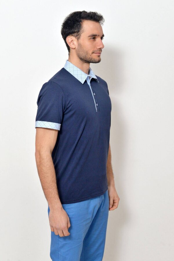 Pánská polokošile tmavě modrá