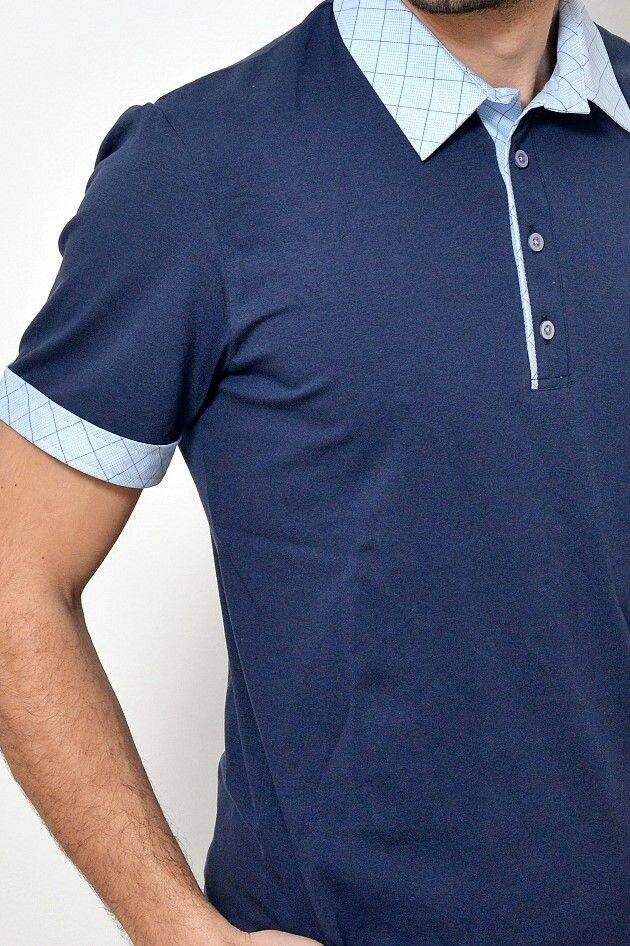 Pánská polokošile tmavě modrá