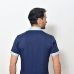 Pánská polokošile tmavě modrá