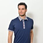 Pánská polokošile tmavě modrá