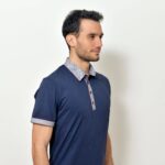 Pánská polokošile tmavě modrá