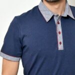 Pánská polokošile tmavě modrá