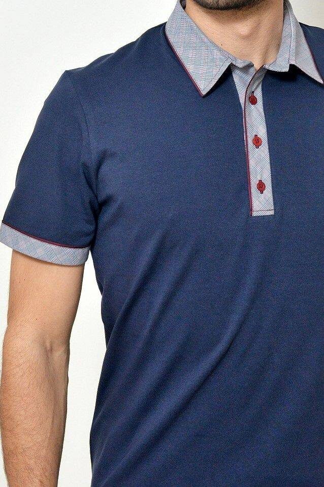 Pánská polokošile tmavě modrá