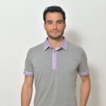 Pánská polokošile světle šedá