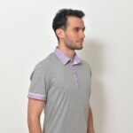 Pánská polokošile světle šedá