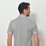 Pánská polokošile světle šedá