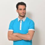 Pánská polokošile tyrkysová