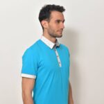 Pánská polokošile tyrkysová