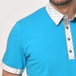 Pánská polokošile tyrkysová