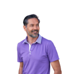 Pánská polokošile fialová