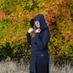 Černá tunika s kapucí