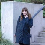 Černý kabát ze softshellu na zip