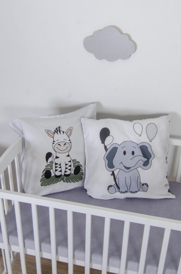 Polštářek slon a zebra