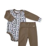 Set body s dlouhým rukávem a tepláky