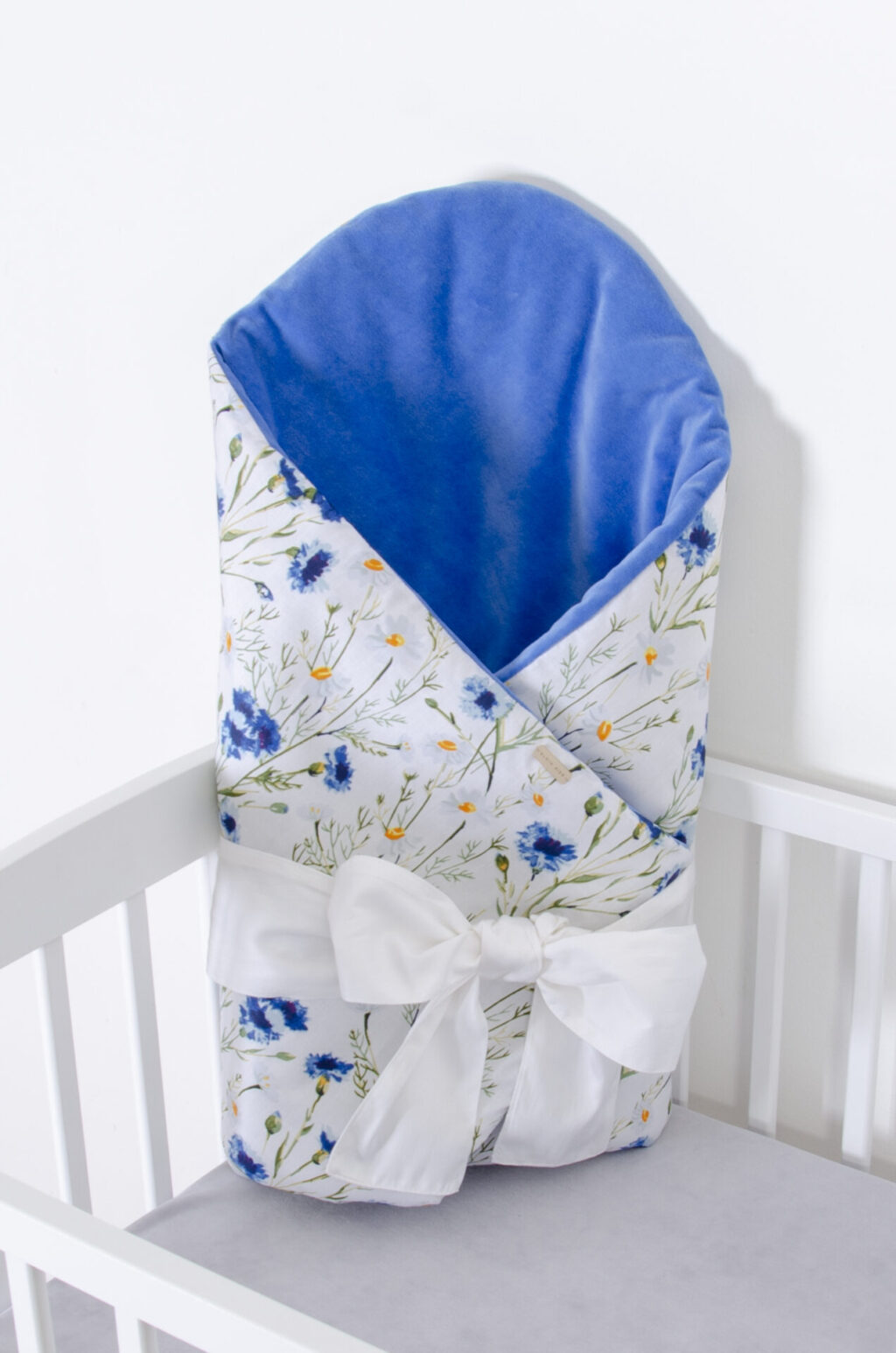 Rychlozavinovačka - vzor kopretiny, chrpy a modrý samet