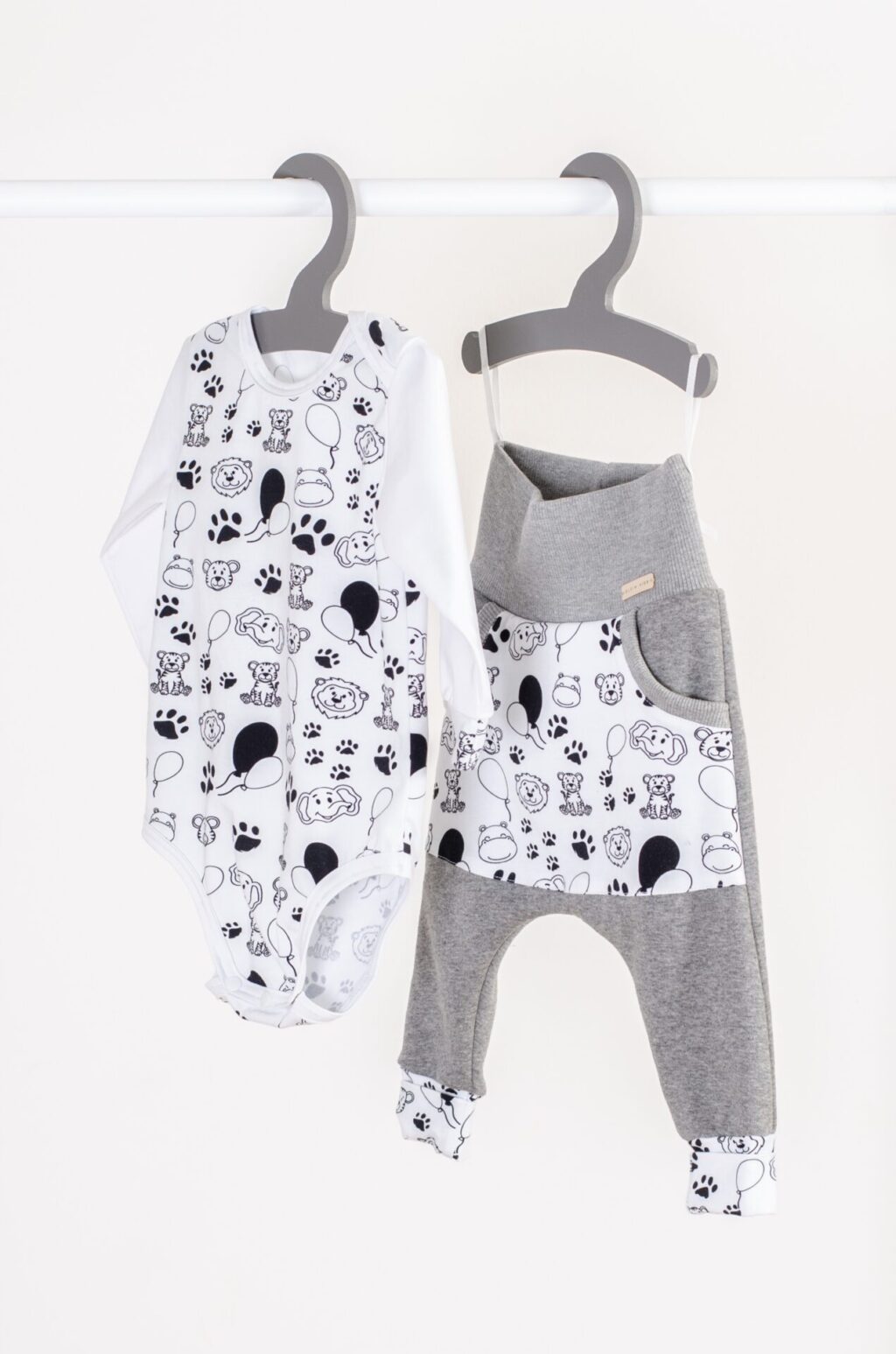 Set body a baggy Set body a baggy - vzor ťapky